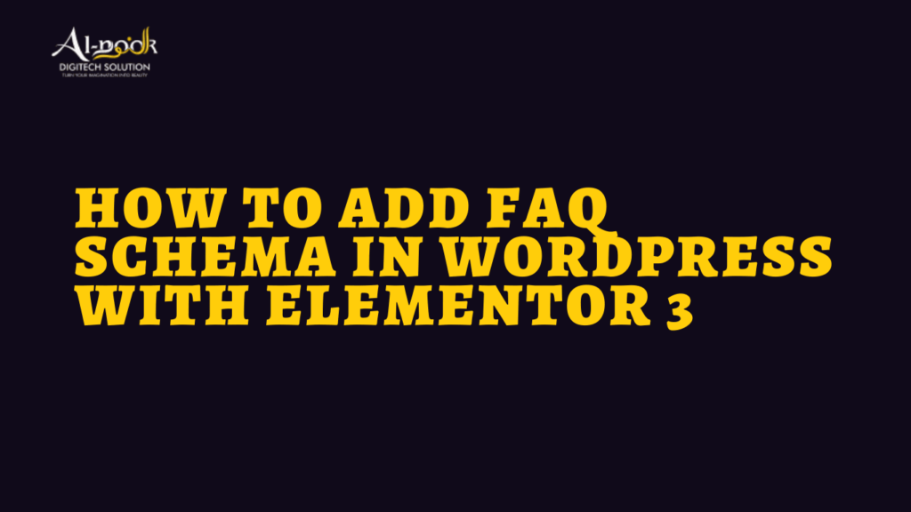 How to Add FAQ Schema in WordPress with Elementor 3